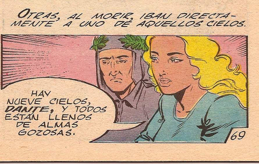 Comic image of couple.