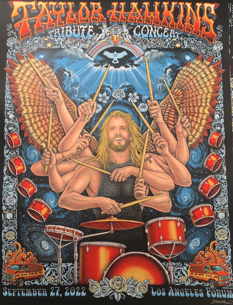 Taylor Hawkins Tribute Poster